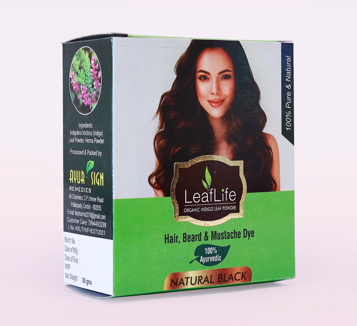 Fab Ayur Sign herbal leaf powder pack